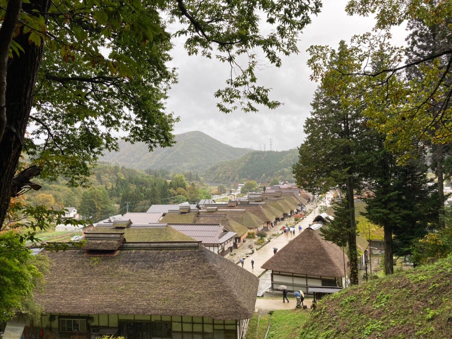 福島県南会津の大内宿