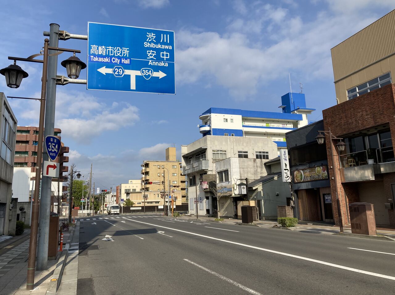 本町3丁目の交差点